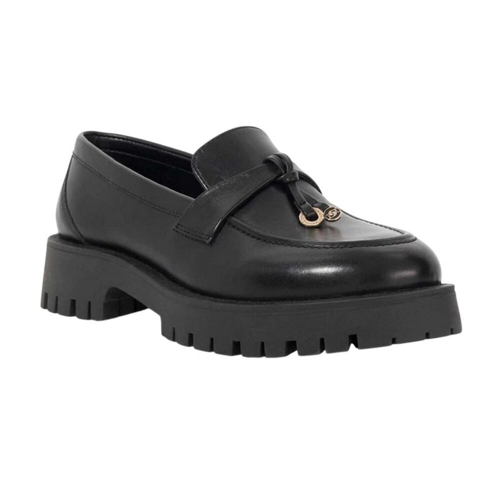 Dune London Womens/Ladies Garretts Leather Loafers / Black